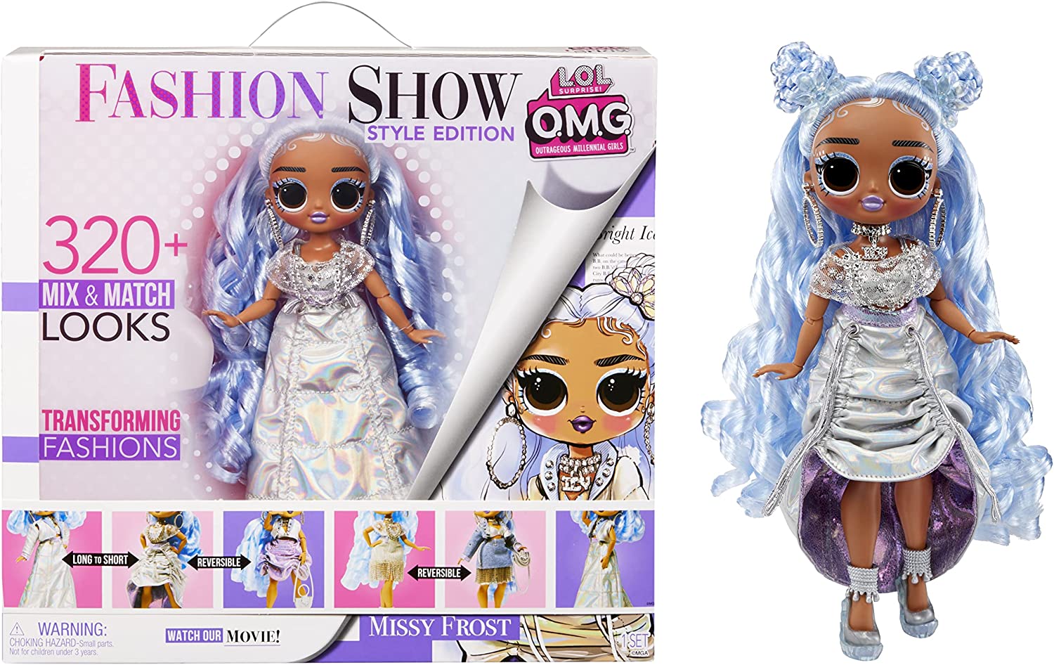 Buy LOL Surprise OMG Fashion Show Style Edition Missy Frost Fashion Doll with 320+ Fashion Looks | Yallatoys.com