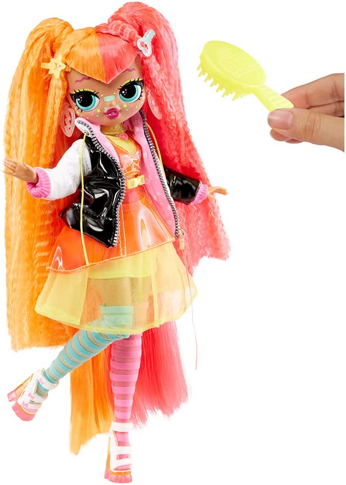 Buy LOL Surprise OMG Fierce Neonlicious Fashion Doll with 15 Surprises | Yallatoys.com