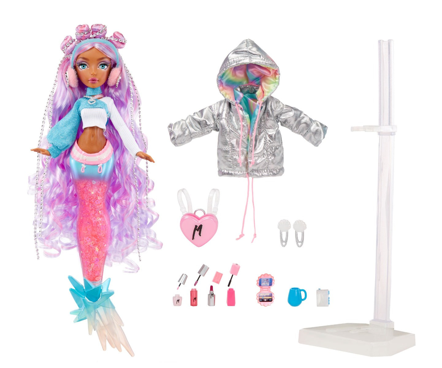 Buy Mermaze Mermaidz Winter Waves Harmonique Fashion Doll with Color Change Fin | Yallatoys.com