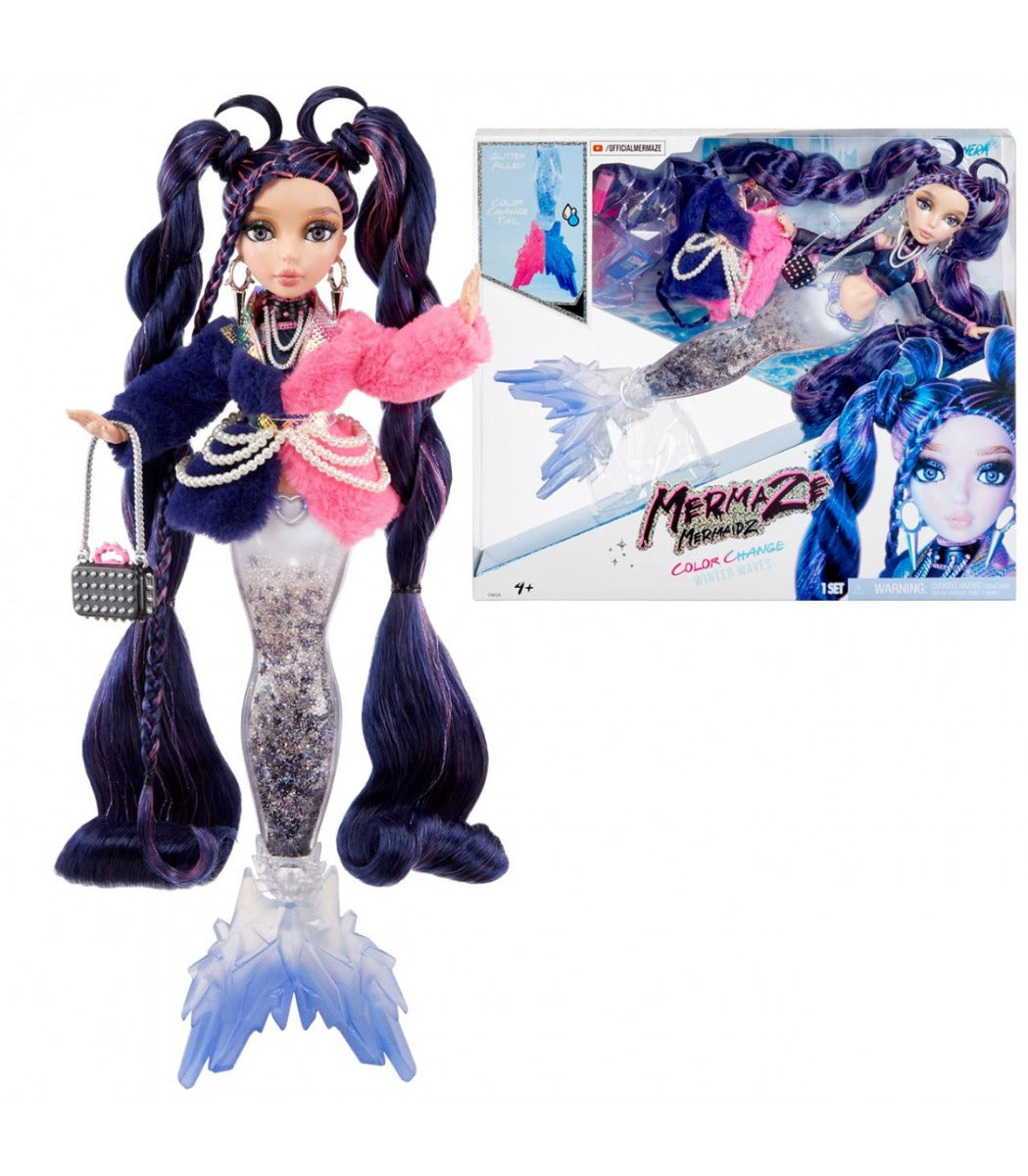 Buy Mermaze Mermaidz Winter Waves Nera Fashion Doll with Color Change Fin | Yallatoys.com