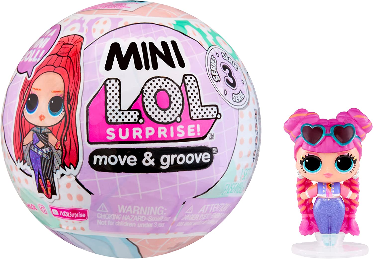 Buy LOL Surprise Mini Series 3 Move and Groove Collectible (Sold Separately Subject to Availability) | Yallatoys.com