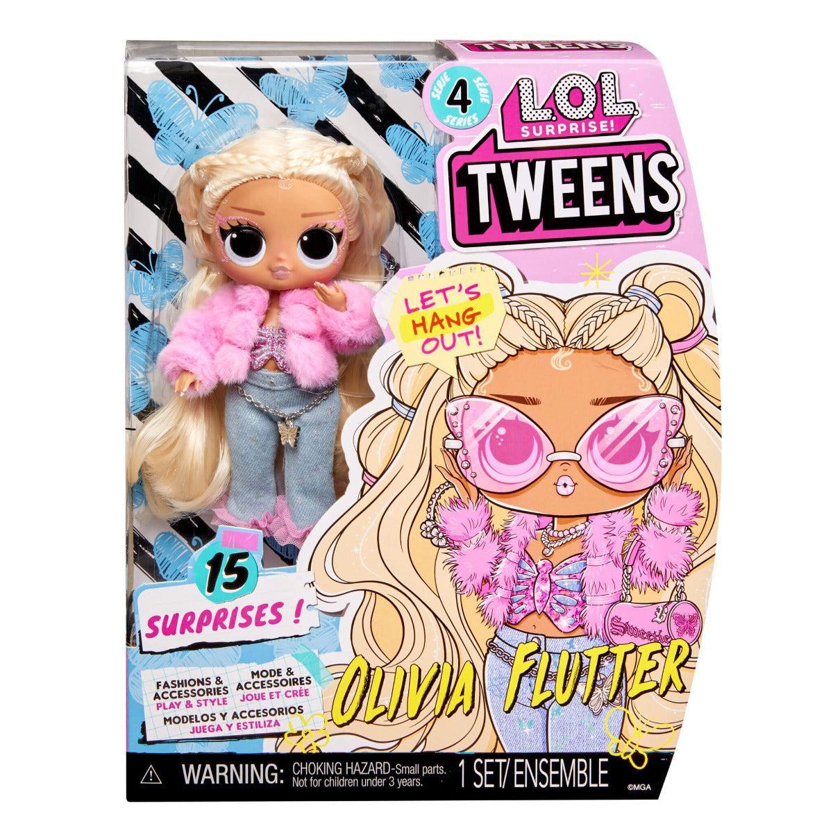Buy LOL Surprise Tweens Series 4 Fashion Doll Olivia Flutter with 15 Surprises | Yallatoys.com