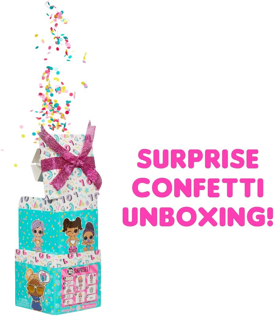 Buy LOL Surprise Confetti Pop Unboxing Birthday Sisters (Sold Separately Subject to Availability) | Yallatoys.com