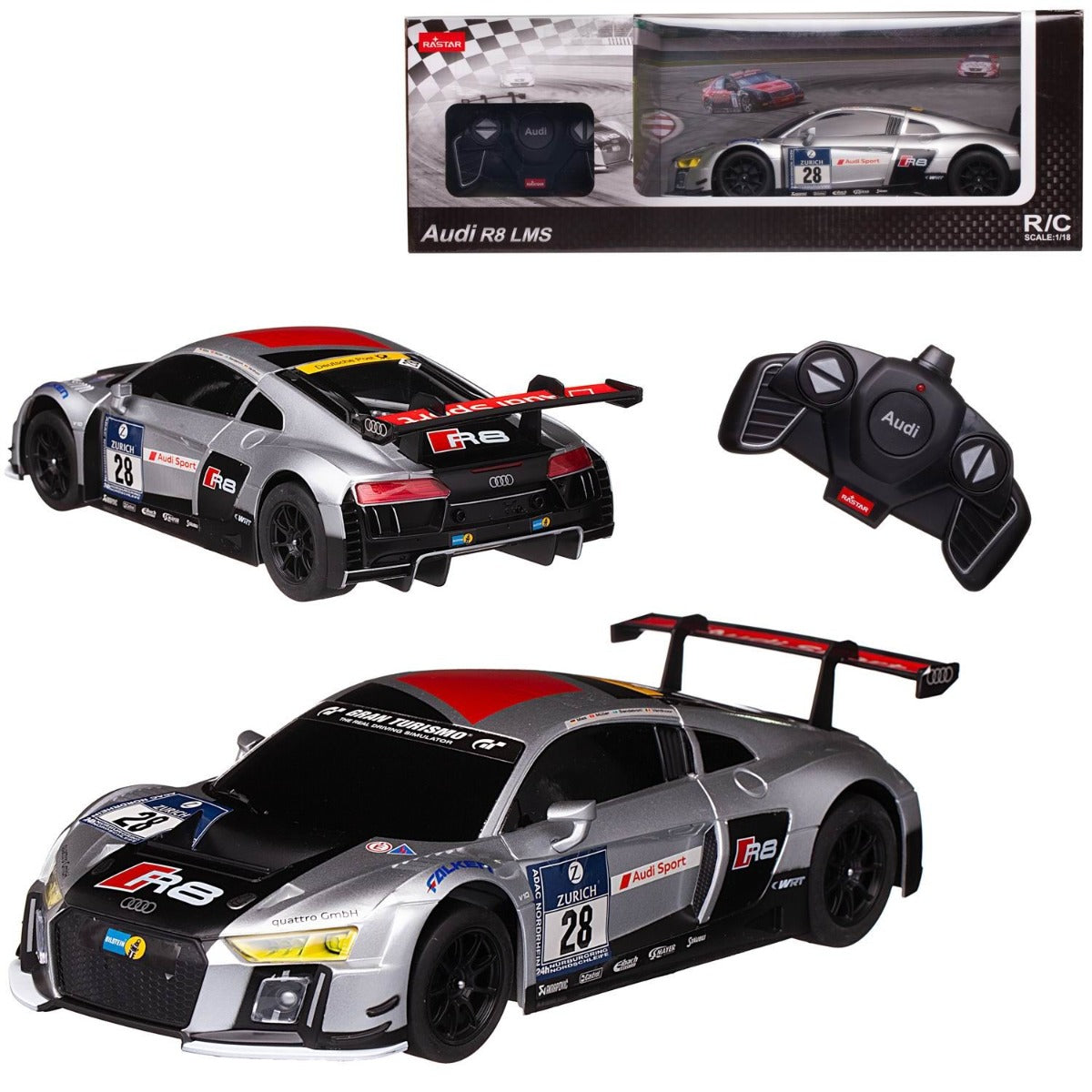 Buy Rastar Audi R8 Remote Control Sport Racing Car | Yallatoys.com