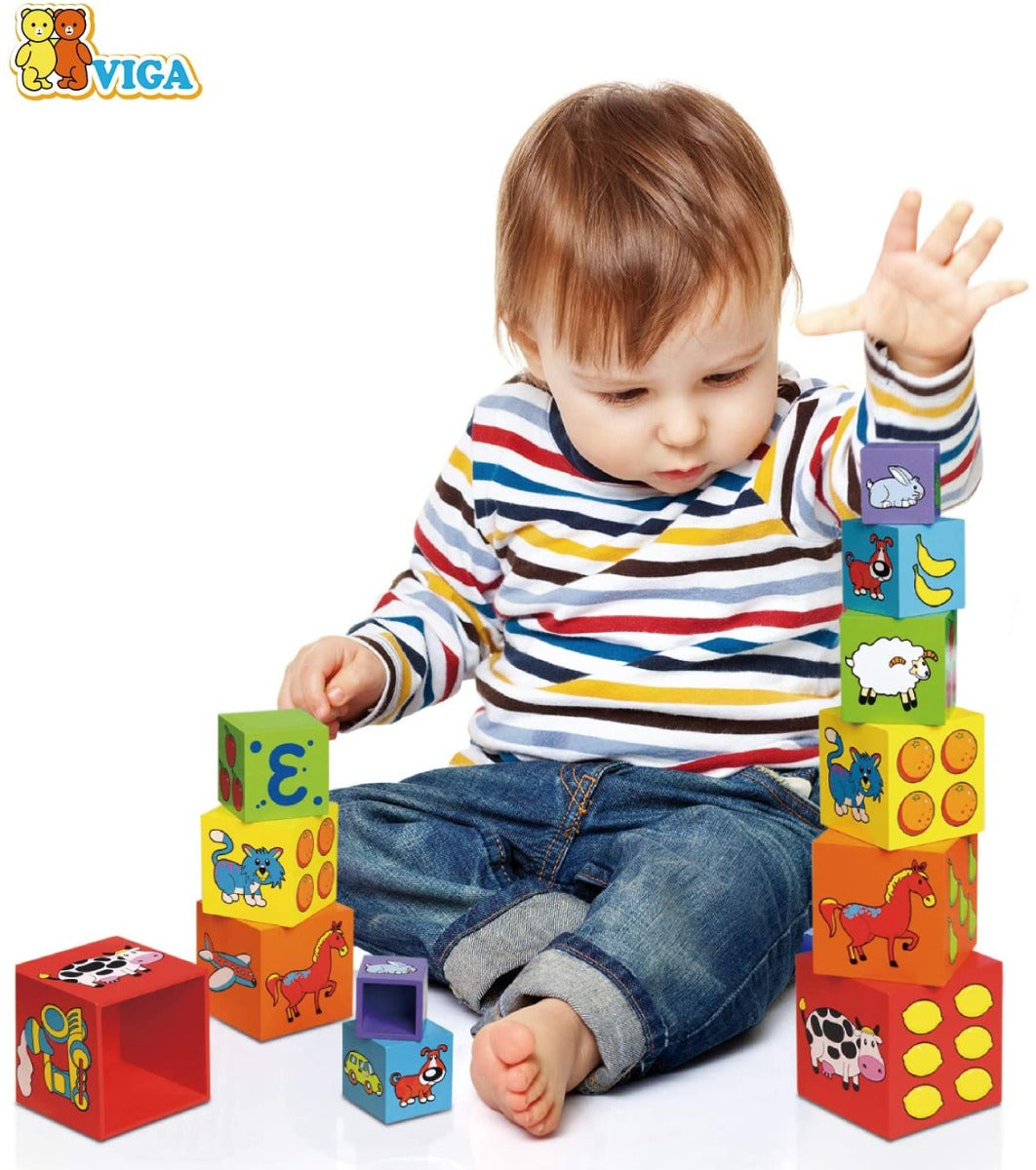 Buy Viga Nesting & Stacking Blocks | Yallatoys.com