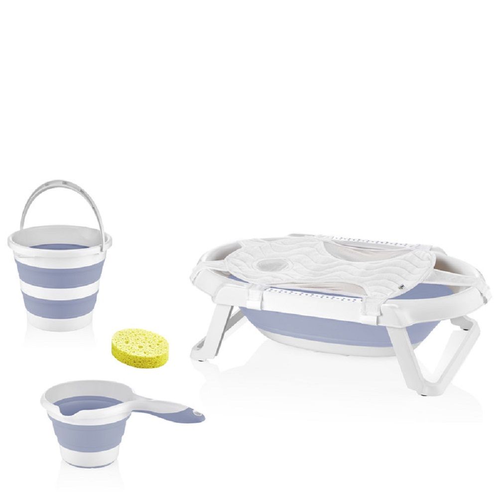 Babyjem Folding Bath Set Blue 0 Months+ Babyjem Yallatoys