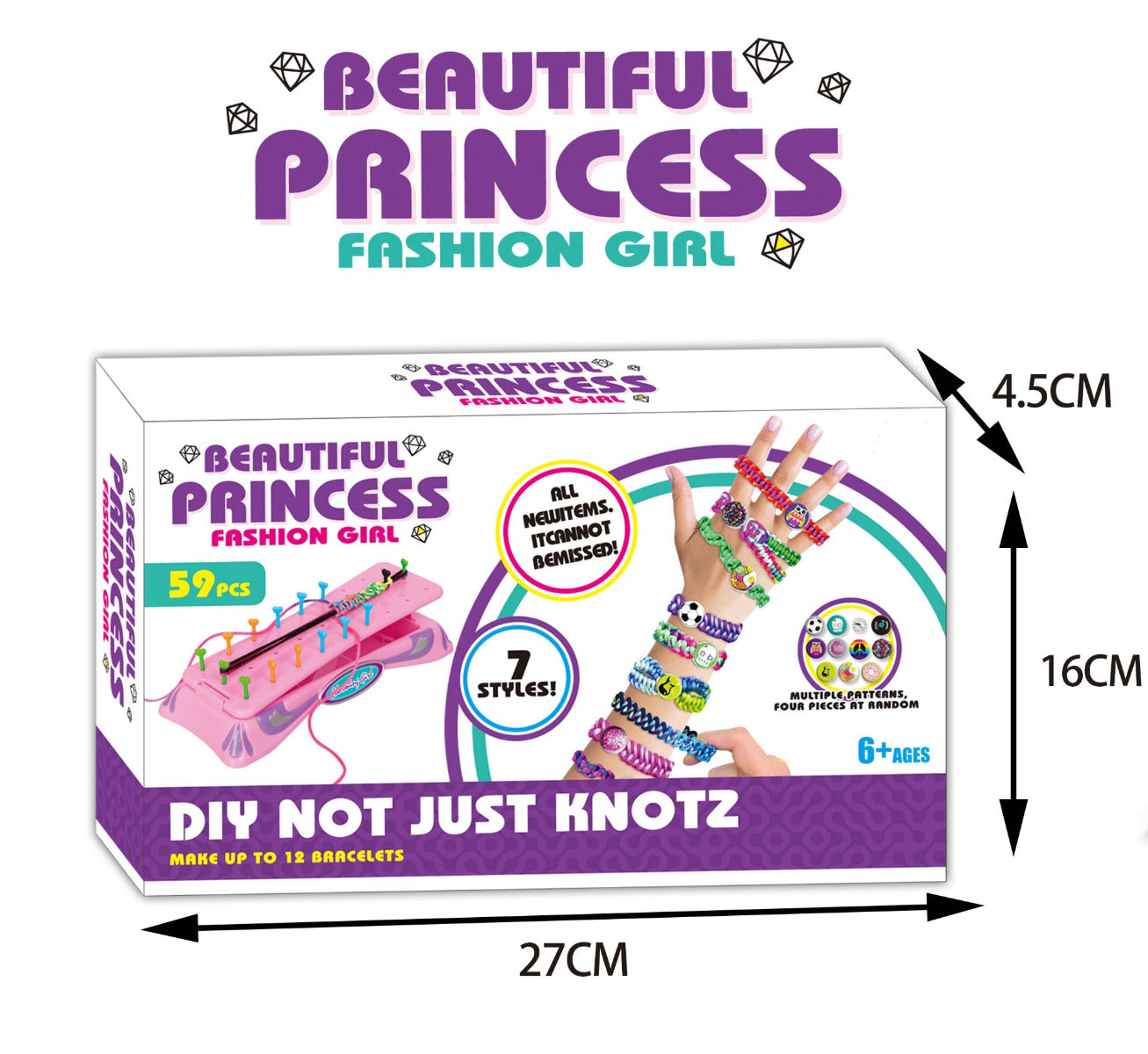 59 Piece DIY Bracelet Set