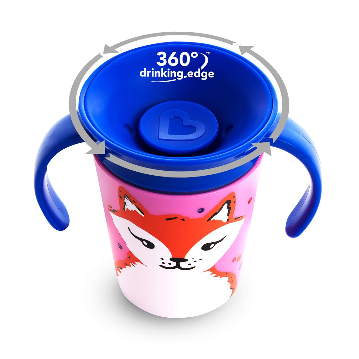 Munchkin Miracle Wildlove Trainer Cup 1Pk 6Oz Fox Munchkin Yallatoys