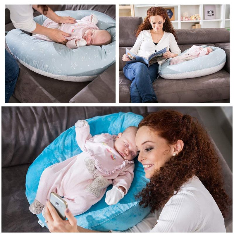 Nuvita Dreamwizard 12 In 1 Pregnancy And Nursing Pillow With Back Support 7100 Grigio Bianco Nuvita Yallatoys