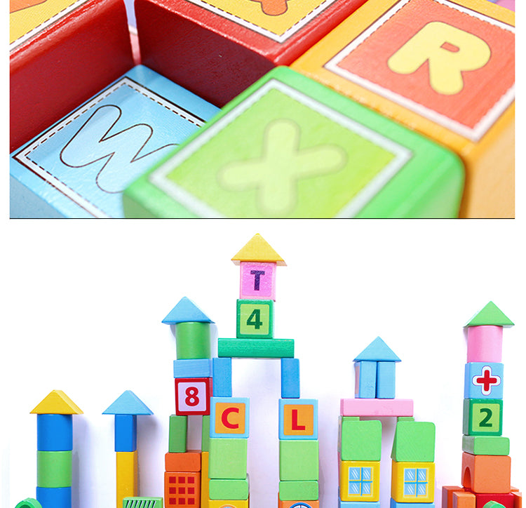 Buy Beilaluna Town Building Blocks 100 Units | Yallatoys.com