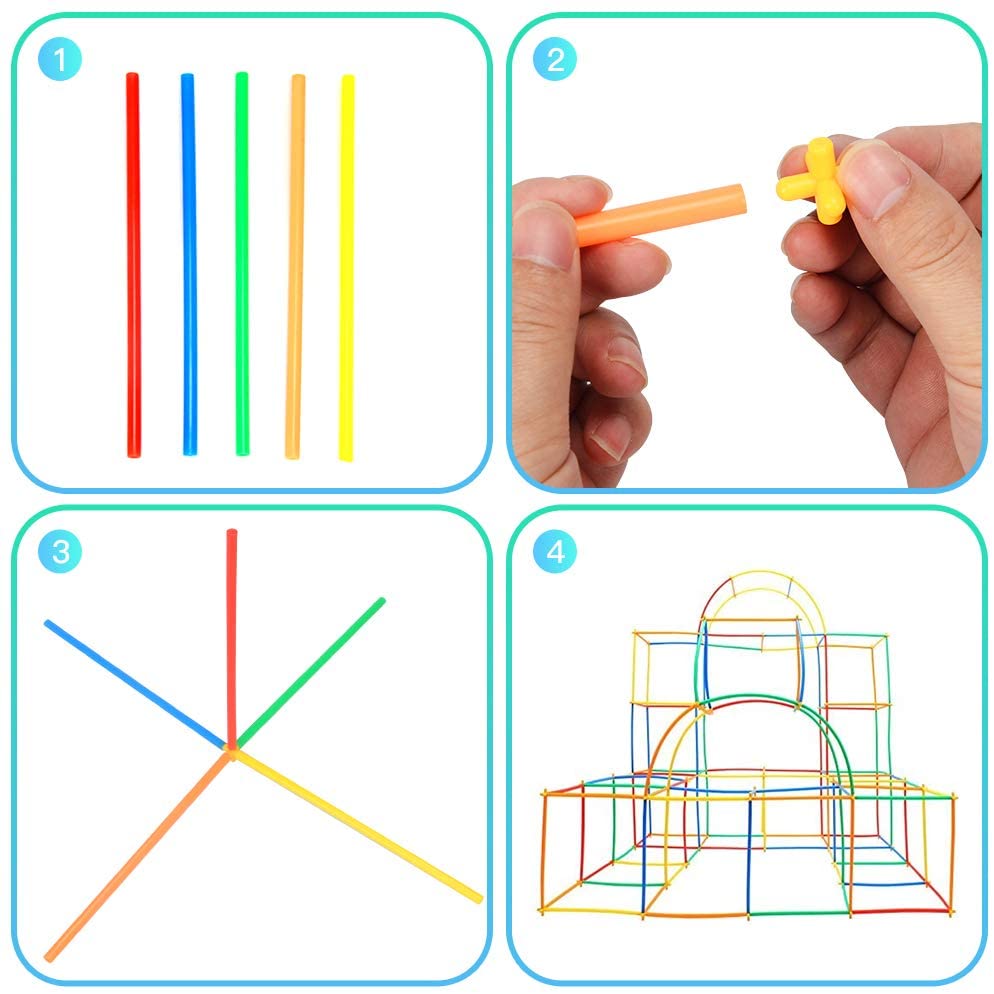 Buy Semoo Straw Contructor Building Toy | Yallatoys.com
