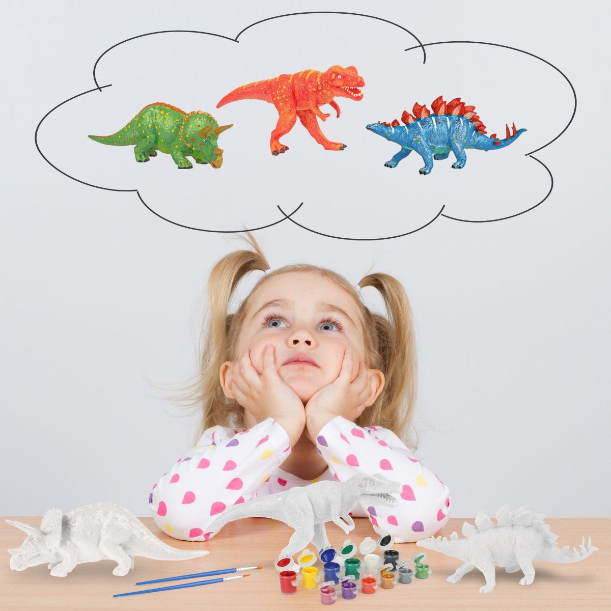 Buy Kids Paint Your Own Dinosaurs | Yallatoys.com