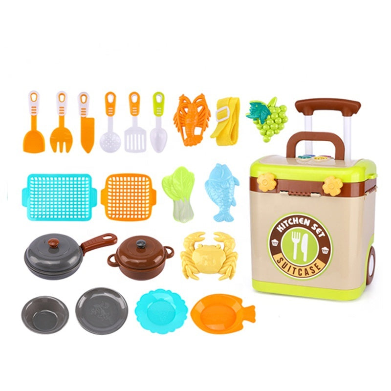 Buy Kids Kitchen Set In Suitcase | Yallatoys.com