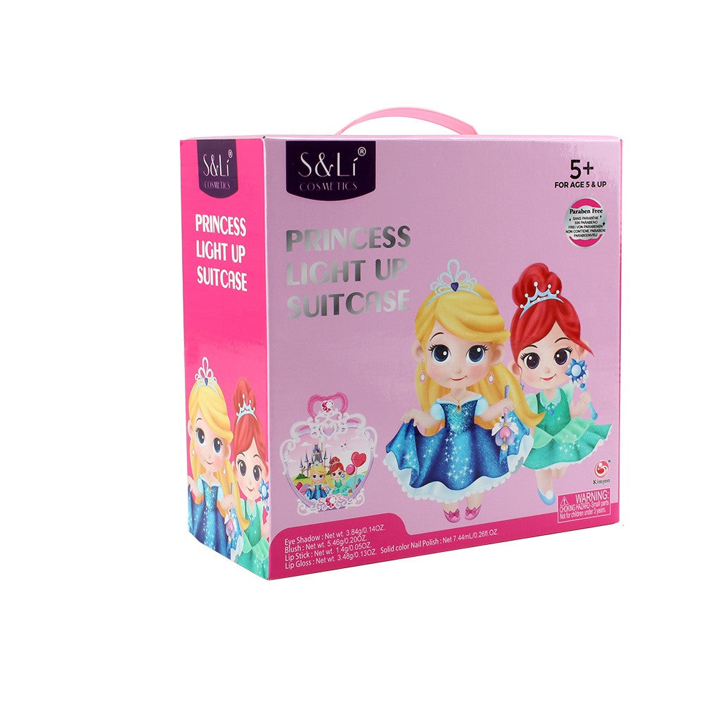 Buy Princess Light Up Makeup Set In Suitcase | Yallatoys.com