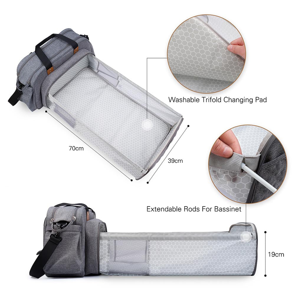 Little Story  Bed In A Bag Quilted Grey Little Story Yallatoys