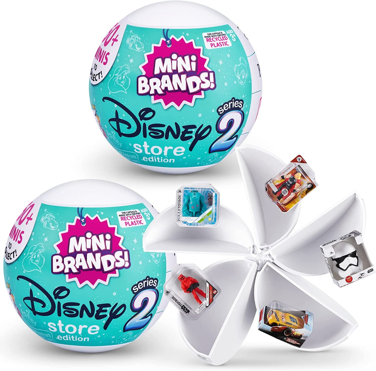 5 Surprise Mini Brands Disney Store Series 2 capsule toy
