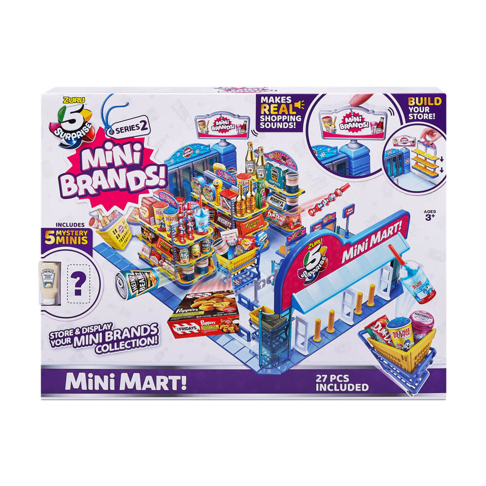 Buy 5 Surprise Mini Brands Series 2 Mini Mart Playset | Yallatoys.com
