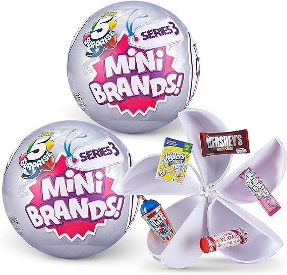 Buy 5 Surprise Mini Brands Series 3 Mystery Brand Collectibles (Sold Separately Subjected to Availability) | Yallatoys.com