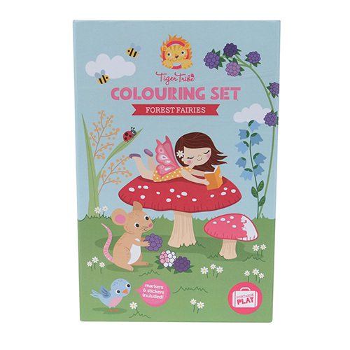 Buy Tiger Tribe Colouring Set Forest Fairies | Yallatoys.com