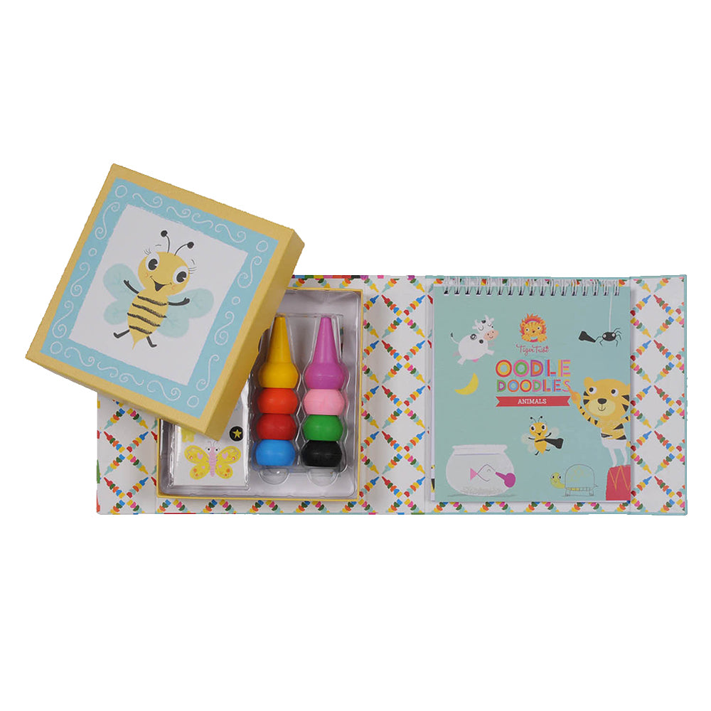 Buy Tiger Tribe Oodle Doodle Crayon Set Animals | Yallatoys.com