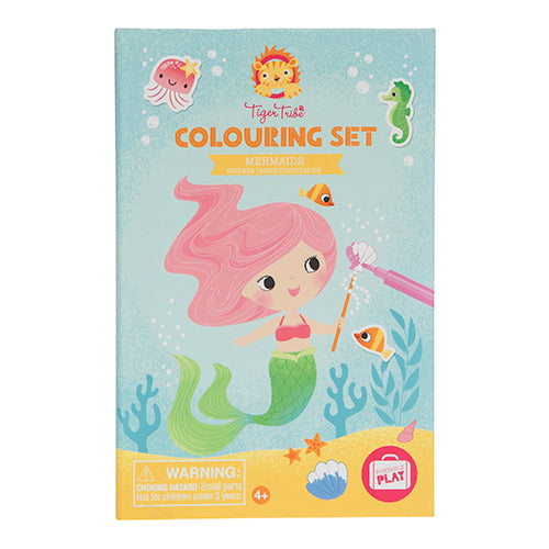 Buy Tiger Tribe Colouring Set Mermaids | Yallatoys.com