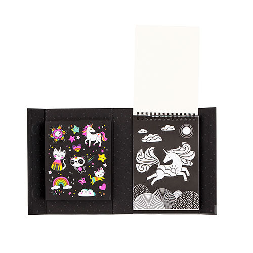 Buy Tiger Tribe Neon Colouring Set Unicorns and Friends | Yallatoys.com