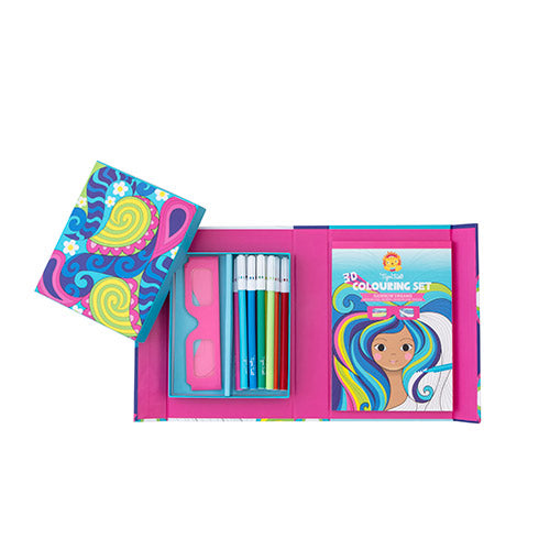 Buy Tiger Tribe 3D Colouring Set Rainbow Dreams | Yallatoys.com