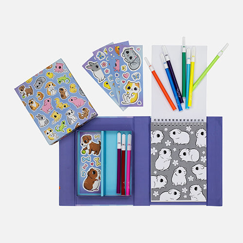 Buy Tiger Tribe Colouring Set Baby Animals | Yallatoys.com
