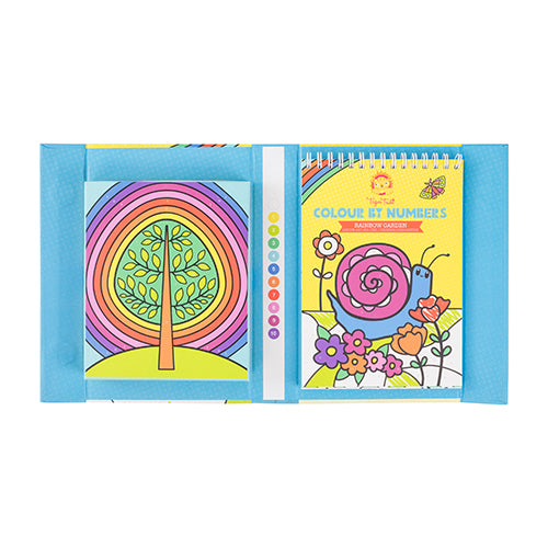 Buy Tiger Tribe Colour by Numbers Rainbow Garden | Yallatoys.com