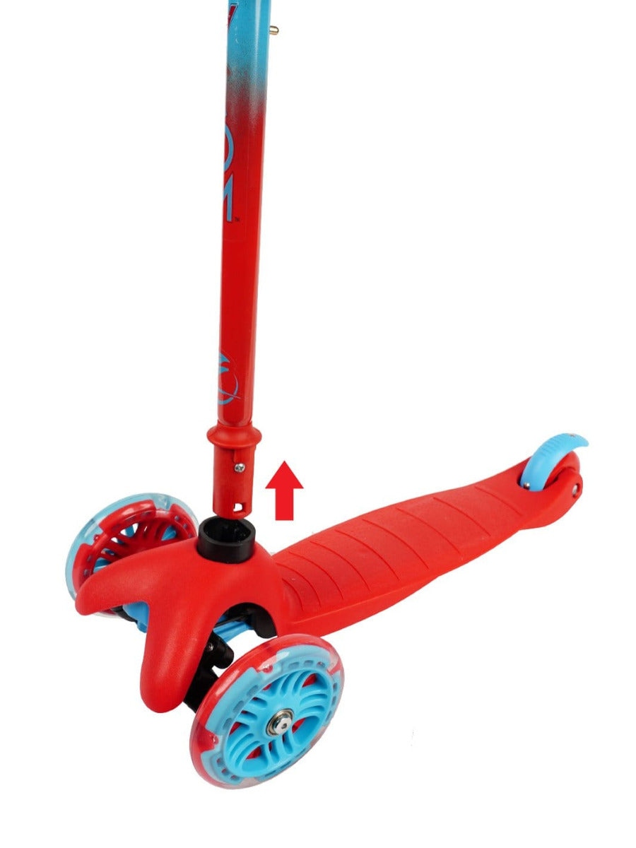 Buy Madd Gear Zycom Zipper Helmet & Scooter Light up Wheels Combo Set Red Black Blue | Yallatoys.com