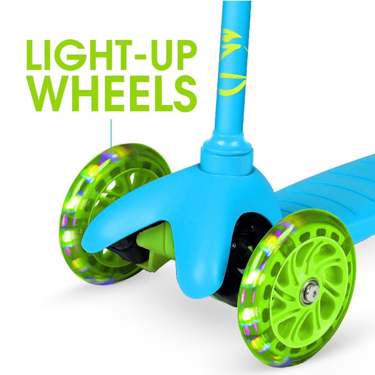 Buy Madd Gear Zycom Zipper Helmet & Scooter Light up Wheels Combo Set Blue Lime | Yallatoys.com