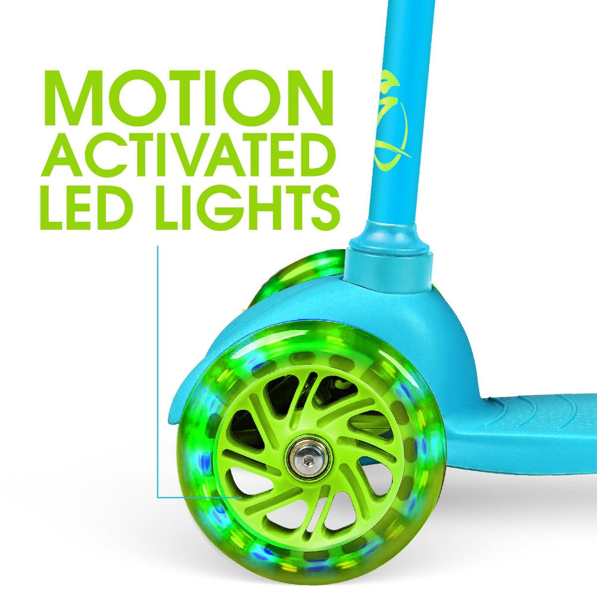 Buy Madd Gear Zycom Zipper Helmet & Scooter Light up Wheels Combo Set Blue Lime | Yallatoys.com