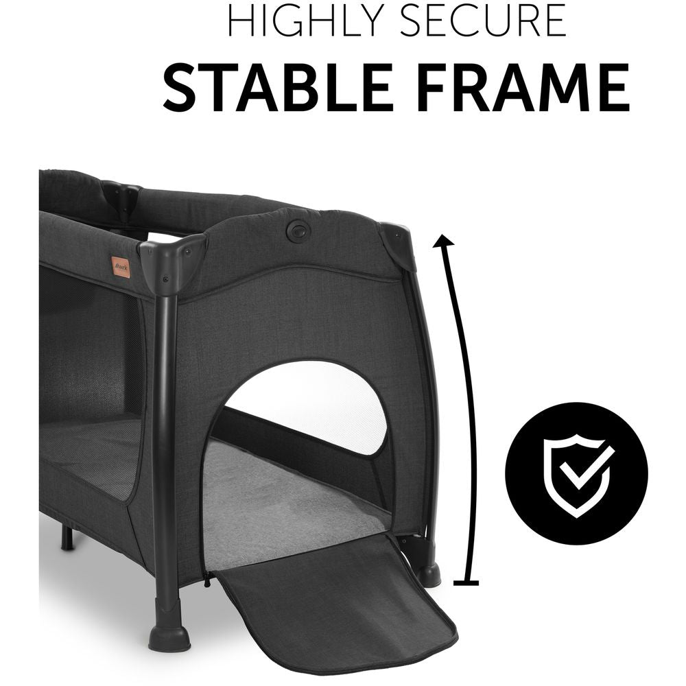Hauck - Travel Cots Play N Relax Center - Black Hauck Yallatoys