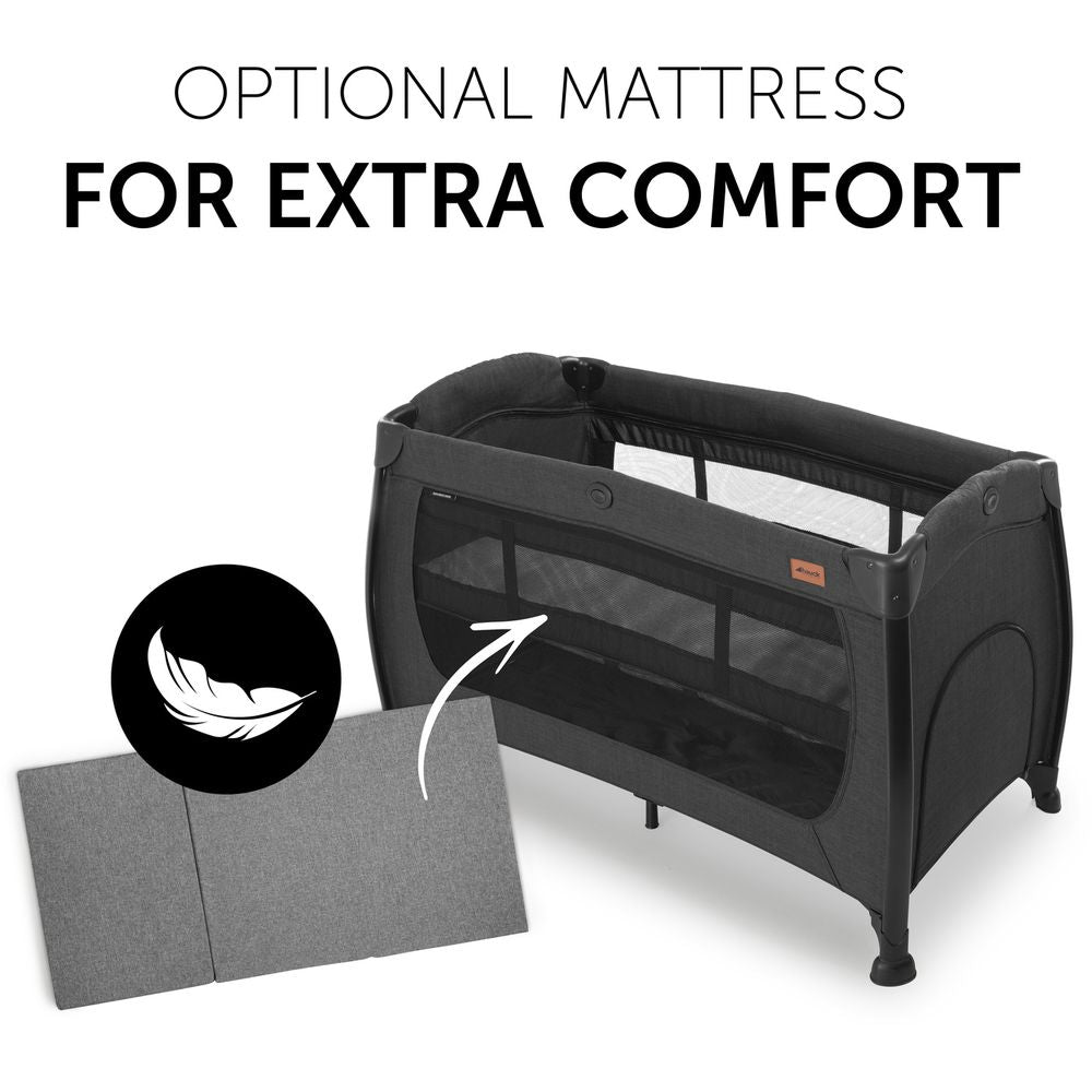 Hauck - Travel Cots Play N Relax Center - Black Hauck Yallatoys