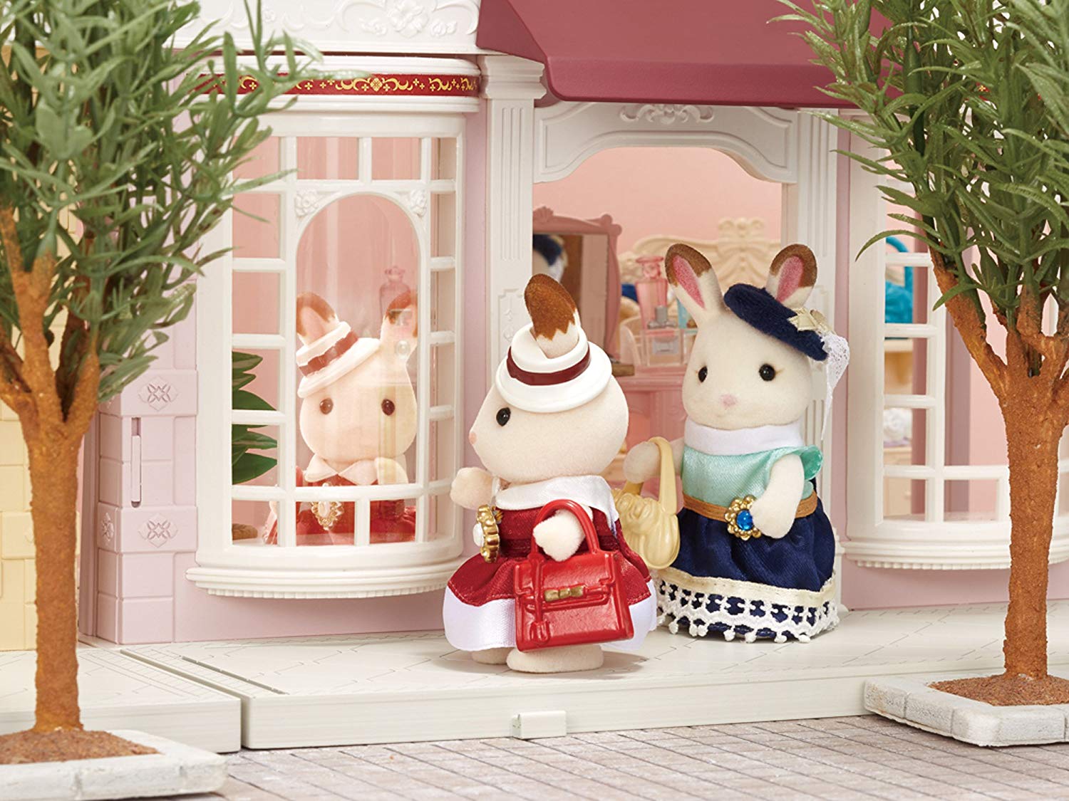 Buy Sylvanian Families Creamy Gelato Shop with Dress Up Duo Set & Towny Girl Toy Poodle | Yallatoys.com