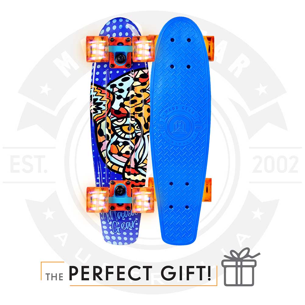 Buy Madd Gear Sahara Retro Skateboard 22inch Led Wheels | Yallatoys.com