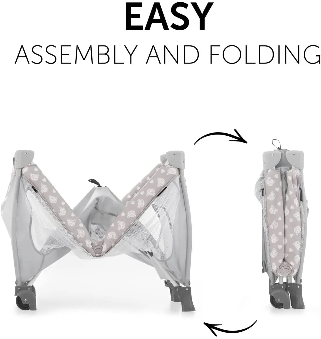 Hauck Sleep'N Play Center 60X120 Cm  /
Teddy Grey Hauck Yallatoys