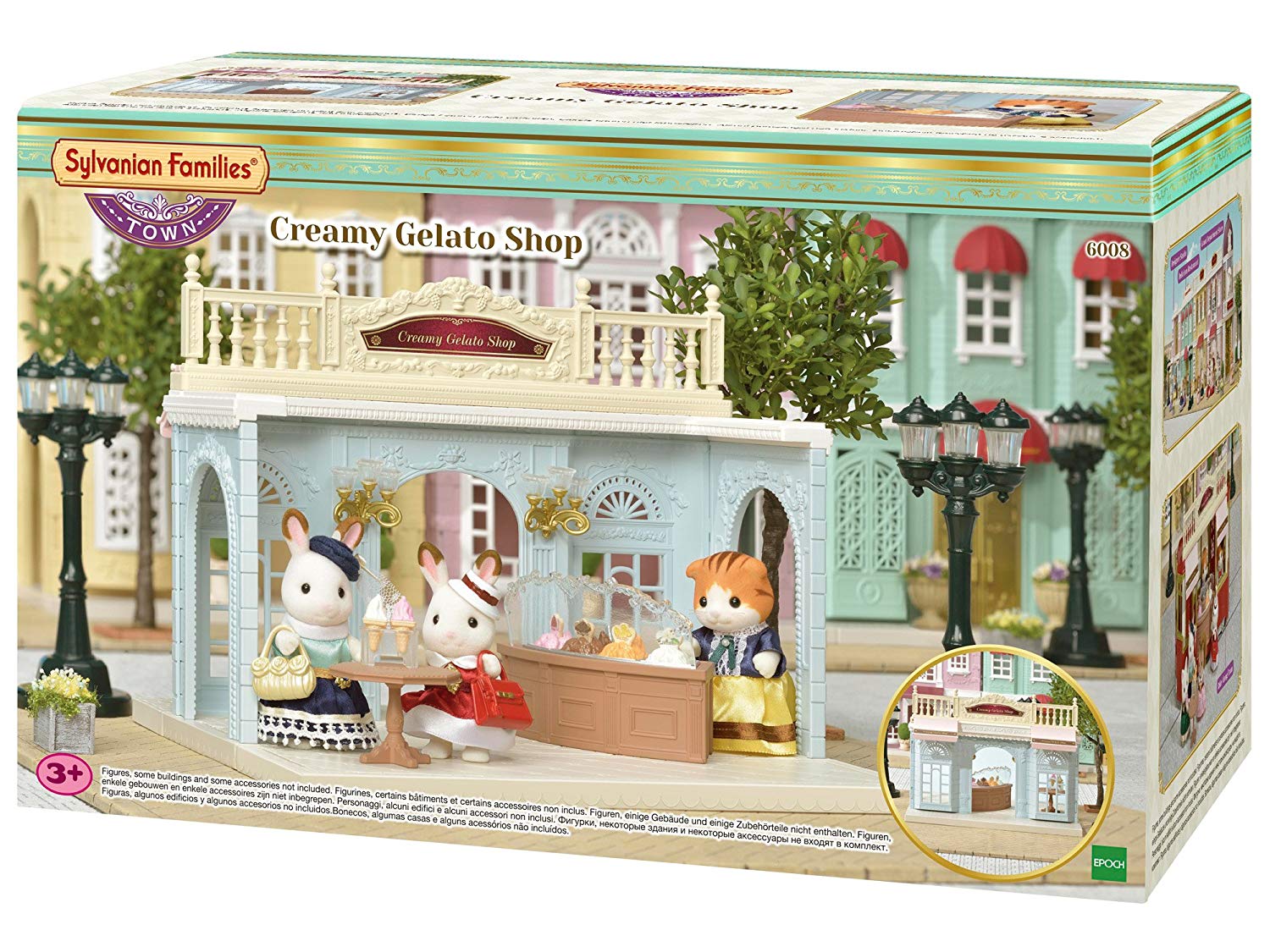 Buy Sylvanian Families Creamy Gelato Shop with Dress Up Duo Set & Towny Girl Toy Poodle | Yallatoys.com