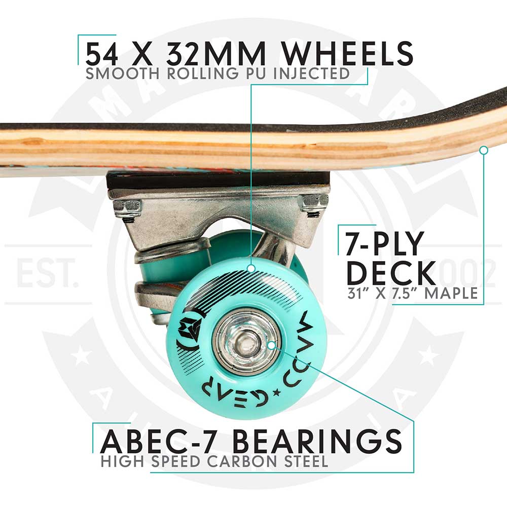 Buy Madd Gear 31inch Prismatic Power Skateboard | Yallatoys.com