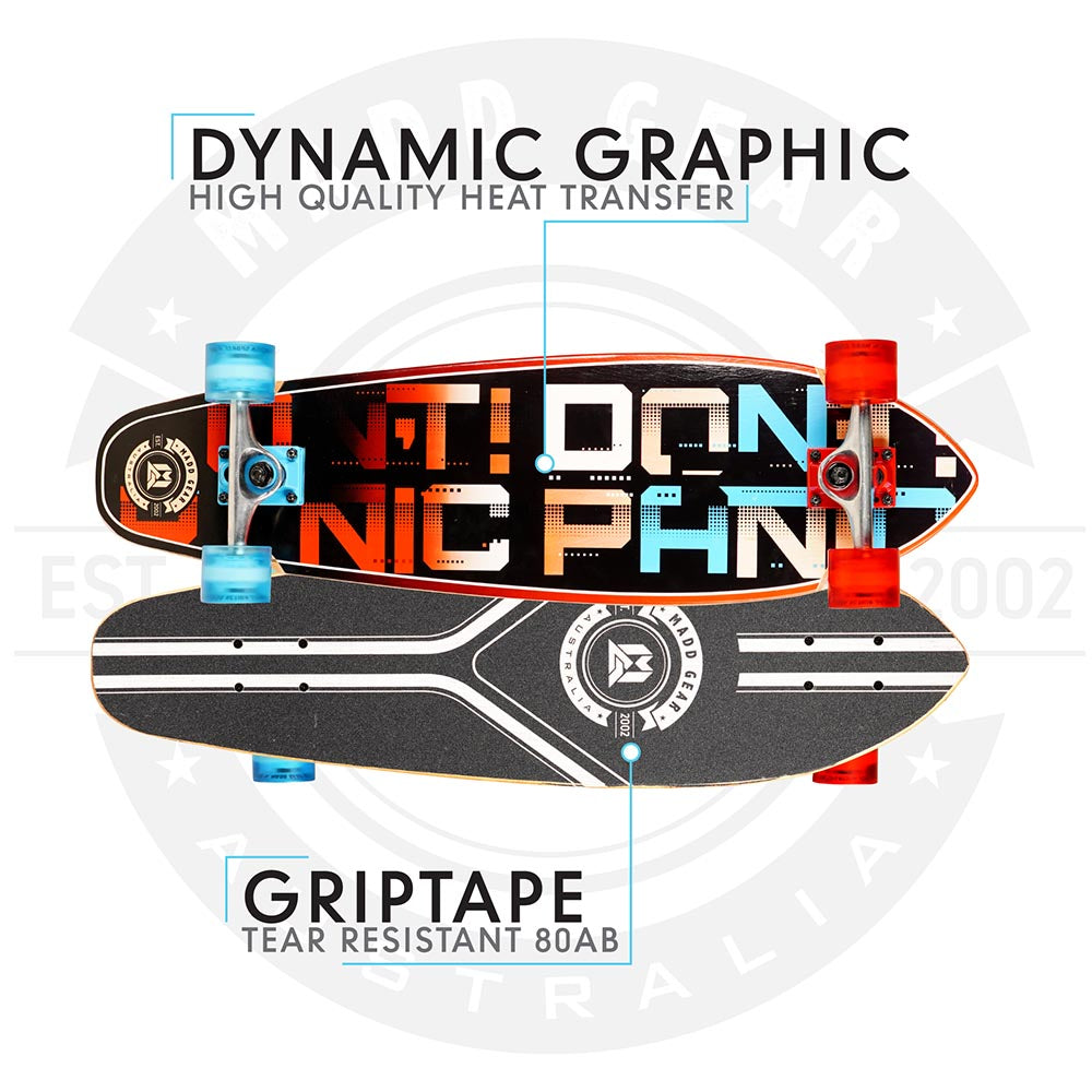 Buy Madd Gear 32inch Don't Panic Cruiser Skateboard | Yallatoys.com