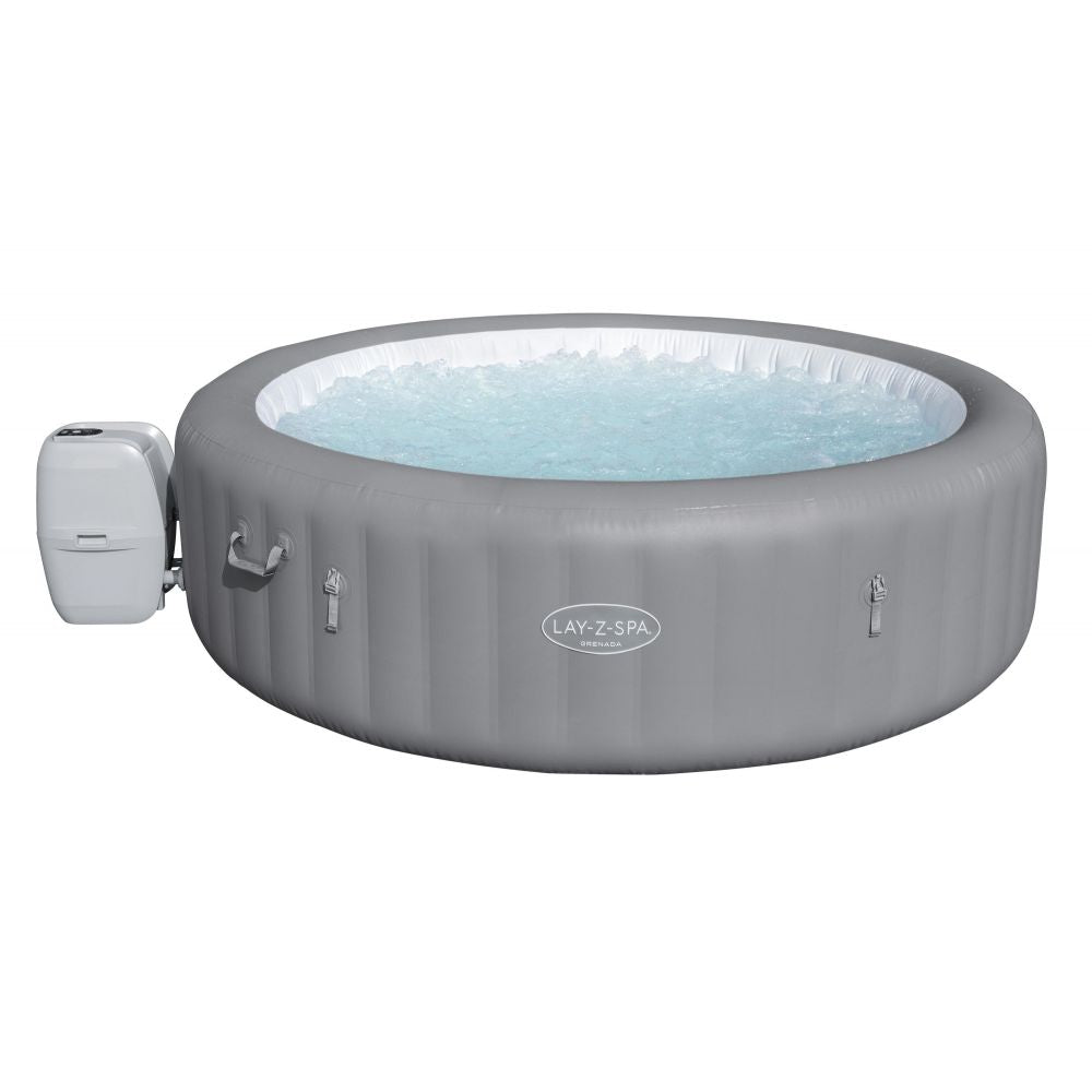 Buy Bestway Lay-Z Grenada Round Airjet Inflatable Hot Tub | Yallatoys.com
