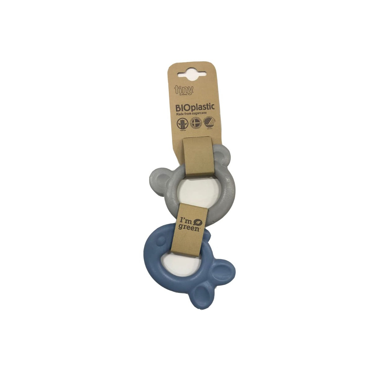 Buy Dantoy Bioplastic Tiny Bear & Fish Design Teether Ring for Babies | Yallatoys.com