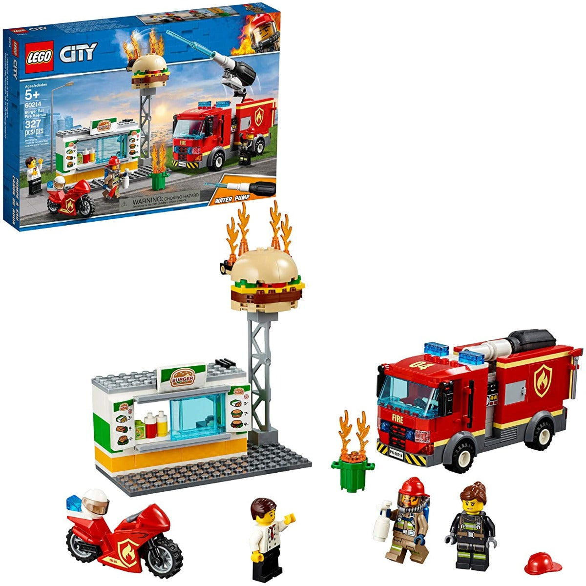 Buy Lego Burger Bar Fire Rescue | Yallatoys.com