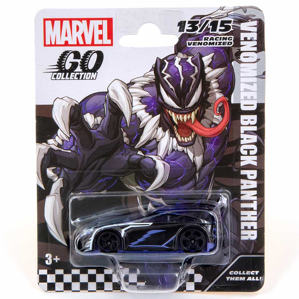 Buy Marvel Go Dc Racing Venom Black Panther Car 3inch | Yallatoys.com