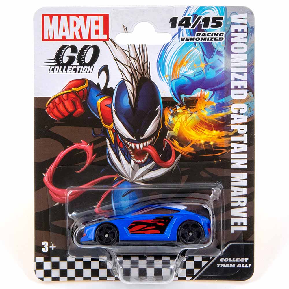 Buy Marvel Go Dc Racing Venom Captain Marvel Car 3inch | Yallatoys.com