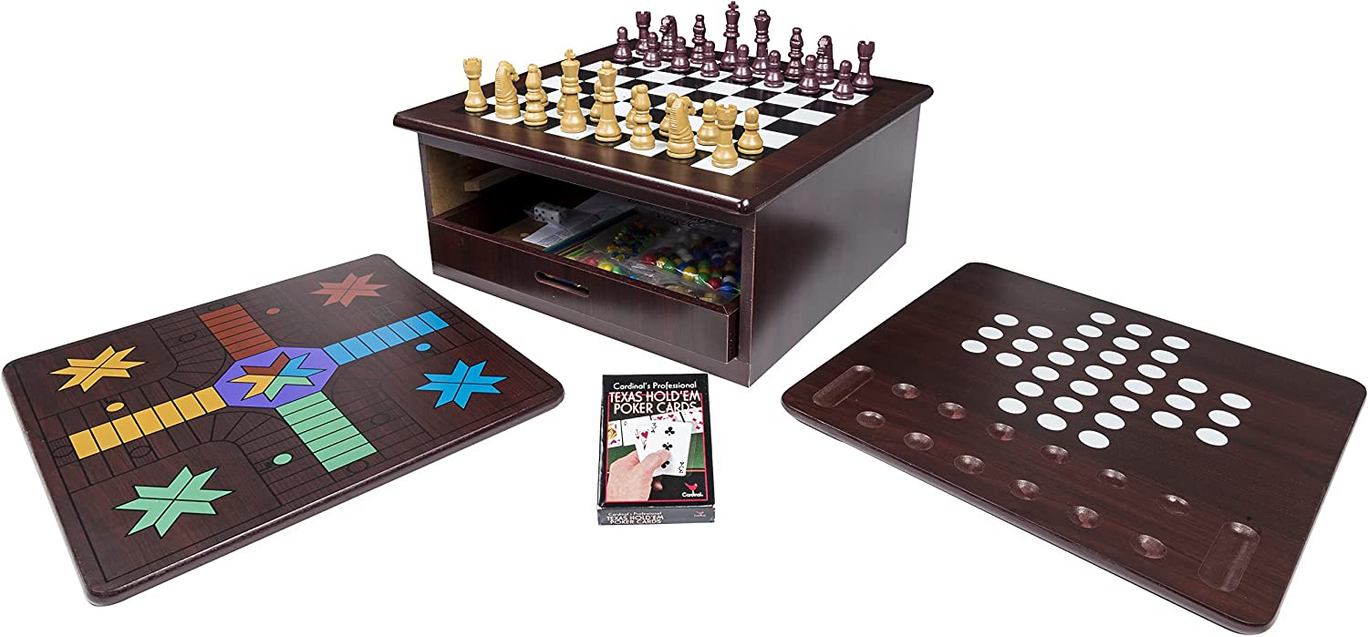 Buy Ibrands Game 12 In 1 Game Center Wood | Yallatoys.com