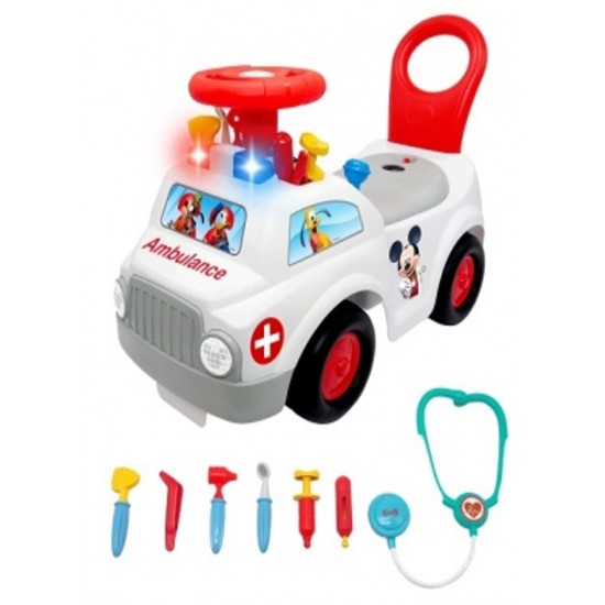 Buy Kiddieland Lights N Sounds Activity Ambulance Ride On | Yallatoys.com
