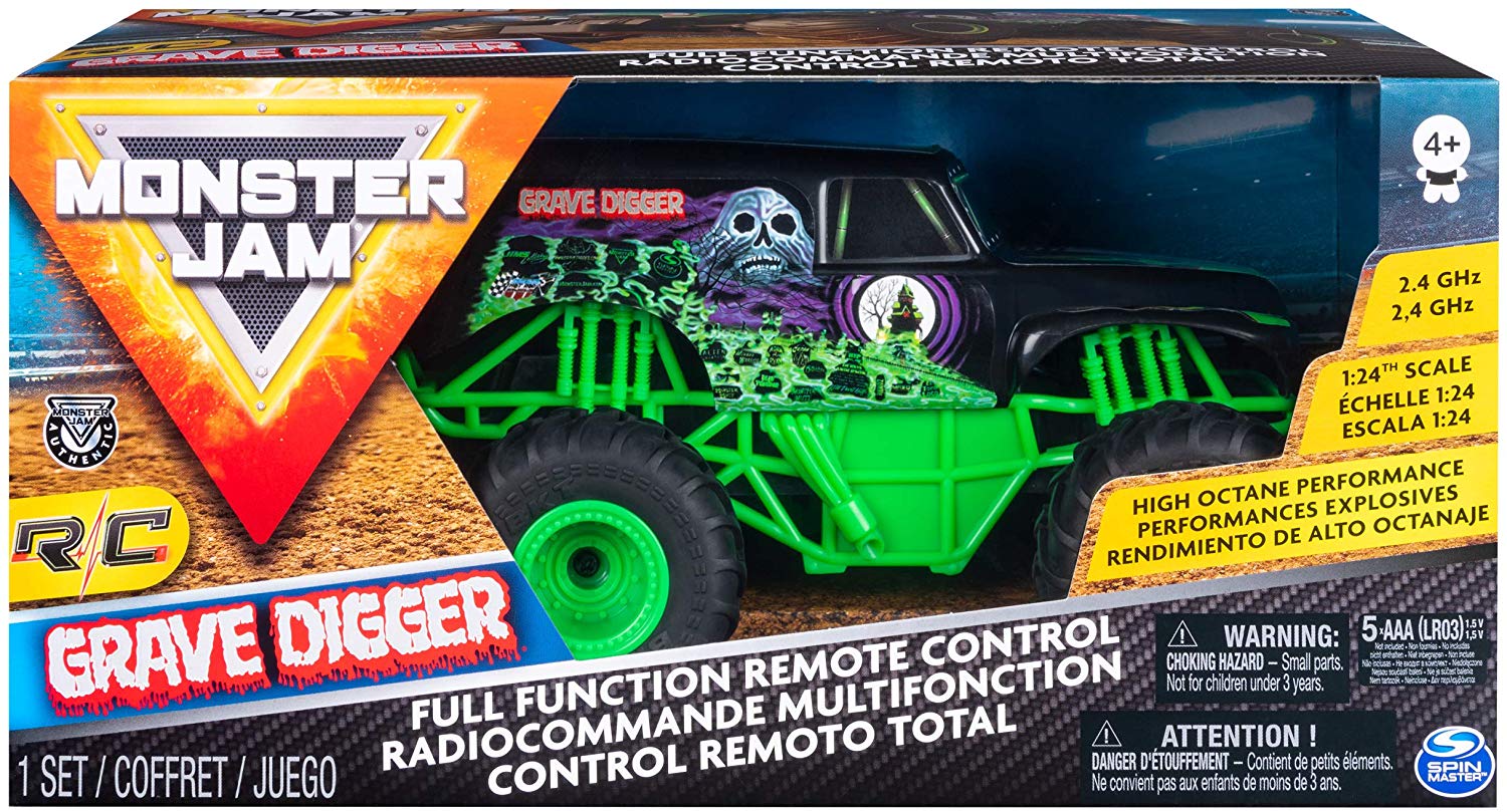 Buy Monster Jam Rc 1:24 Grave Digg | Yallatoys.com