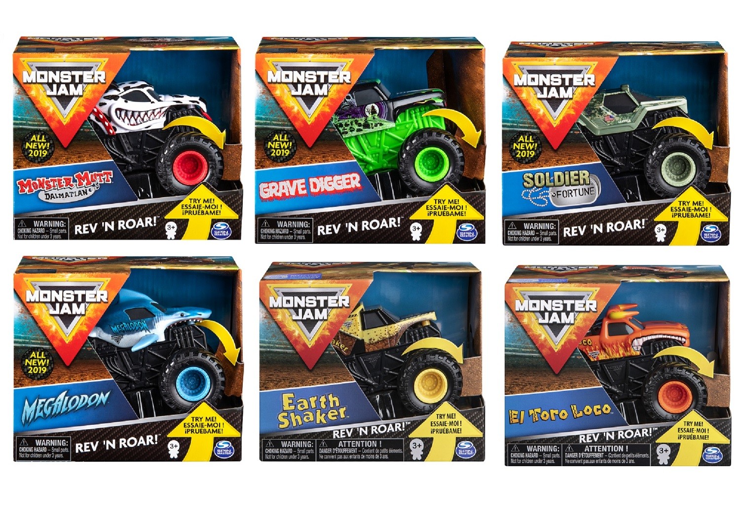 Buy Monster Jam 1:43 Rev Roar Truck (sold separately subject to availability) | Yallatoys.com