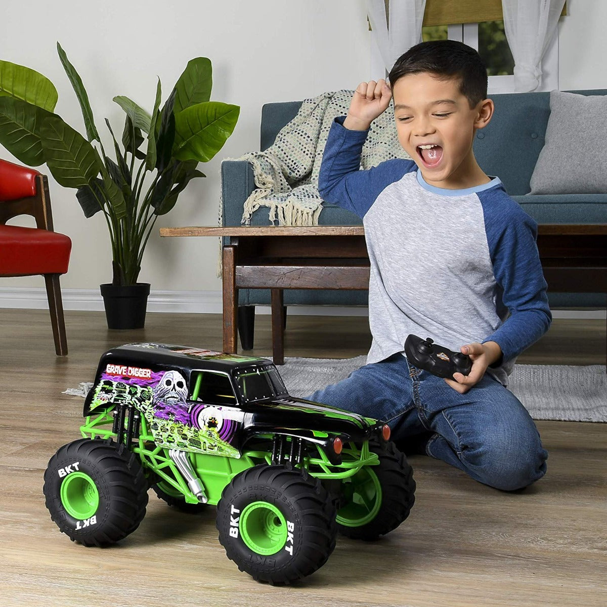 Buy Monster Jam Remote Control Grave Digger | Yallatoys.com